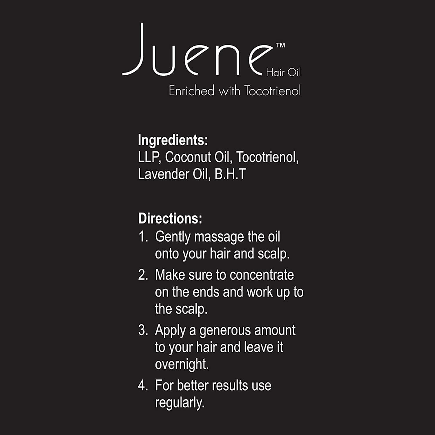 Ra Juene Hair Oil | Enriched with Tocotrienol and Coconut Oil 100Ml {Pack of 2} image number 1