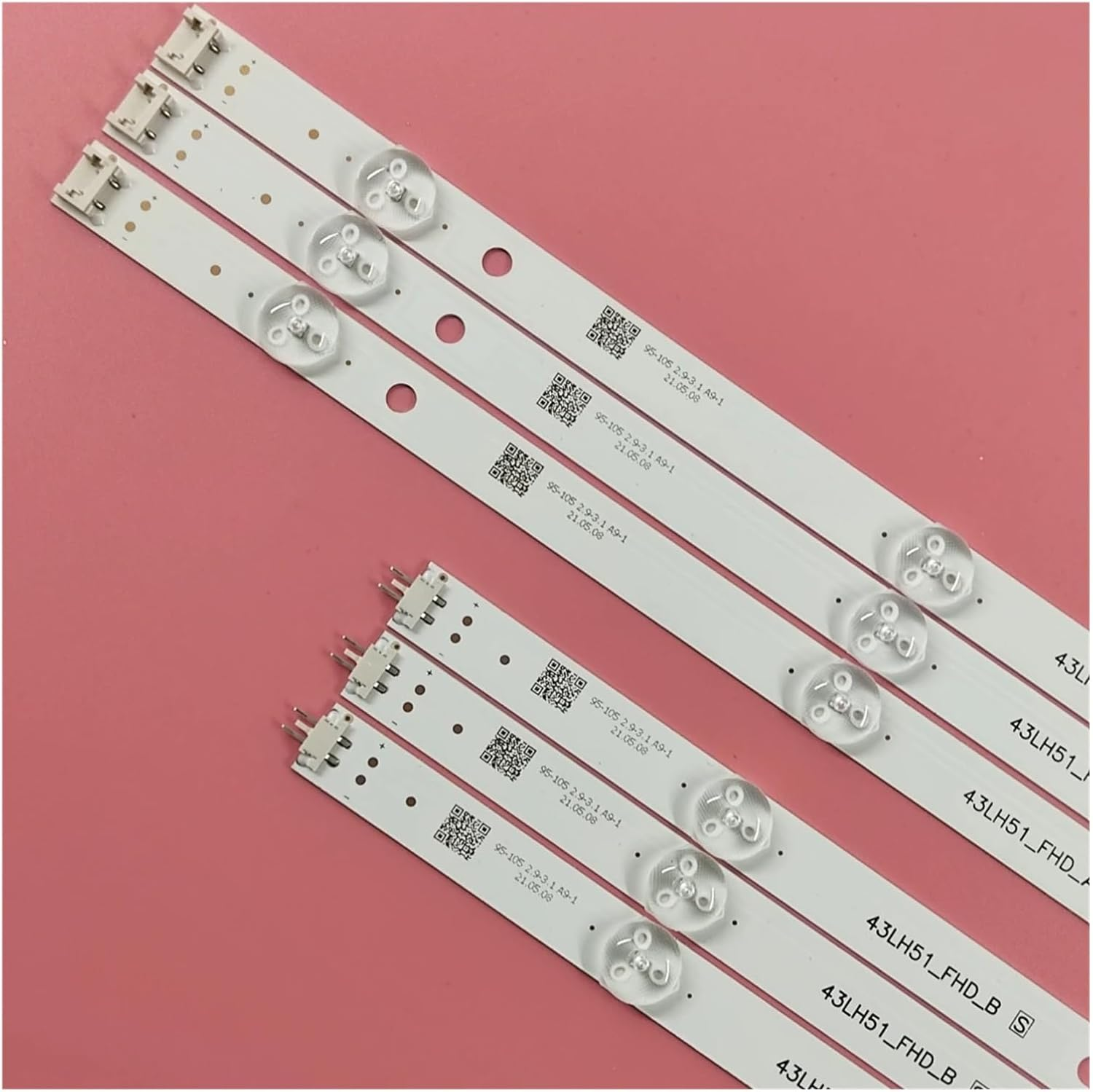 LED Backlight Strips for 43LH595V 43LJ5100 43LJ510T LED Bars Band Rulers 43LH51_FHD_A S L GE_WICOP_FHD Ssc_43Inch_Fhd_B_Rev02 (Color : 6 Piece for 1TV) - 6 Piece For 1Tv image number 4