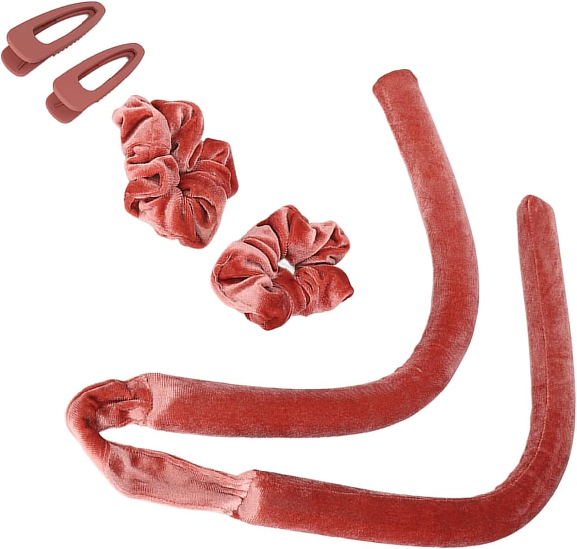 Heatless Curls Roller, Portable Soft Touch Curling Iron with Hairpin Hair Ring Hair Styling Tool image number 6