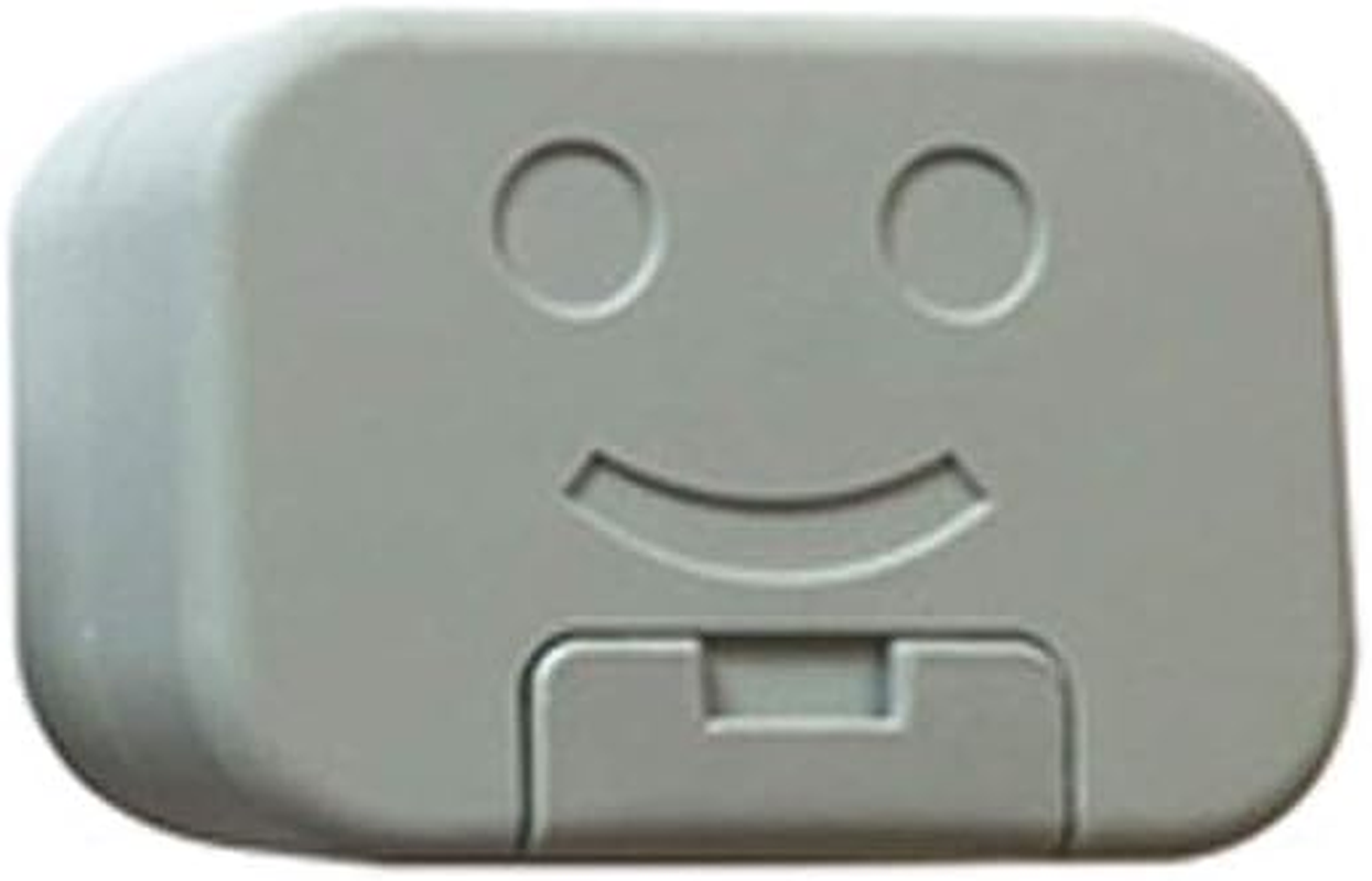 Tophomer Travel Soap Box Soap Container with Lid Plastic Portable Soap Holder Leakproof for Bathroom, Shower, Gift (Blue, Smiley) MN-005