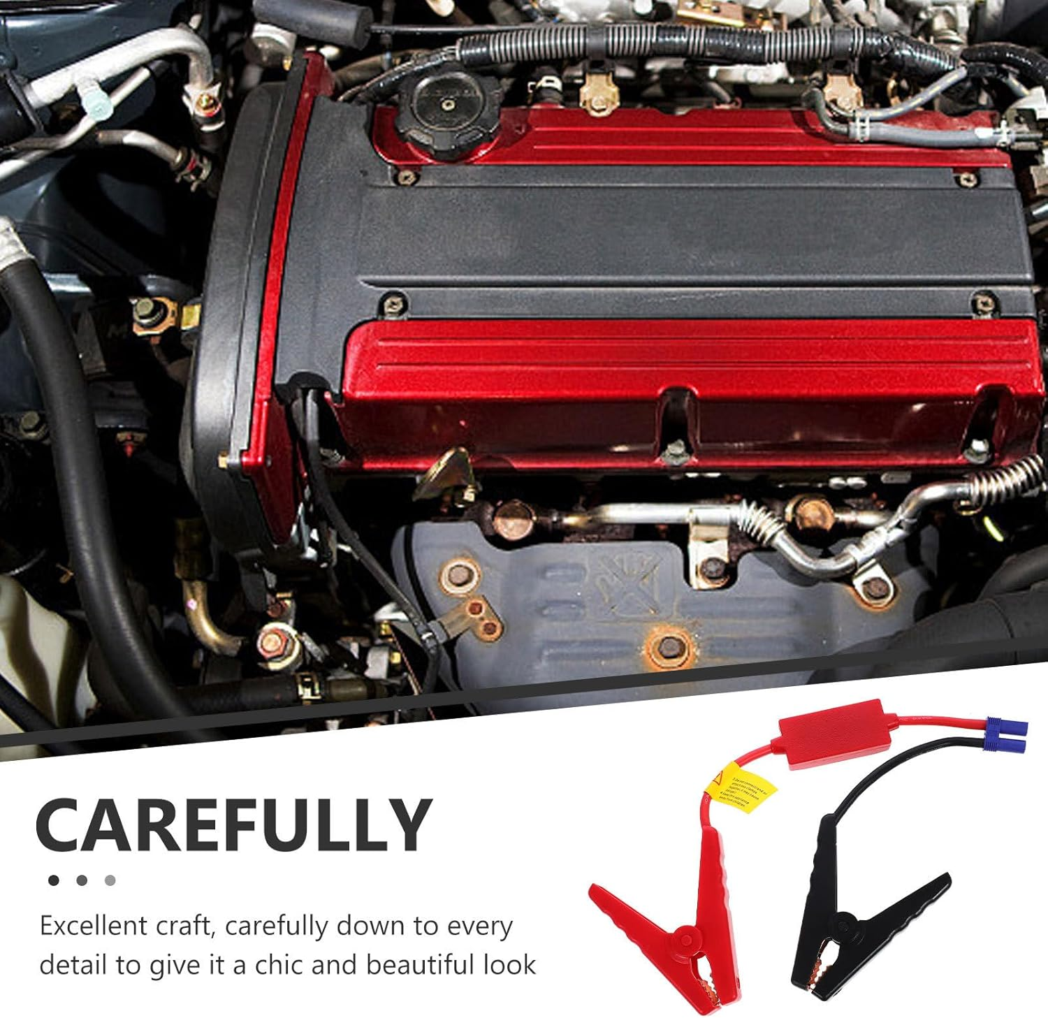 MUSISALY Car Jump Starter Clip Portable Battery Clamp with Safe Protection and Easy Carry for Vehicle Use image number 5