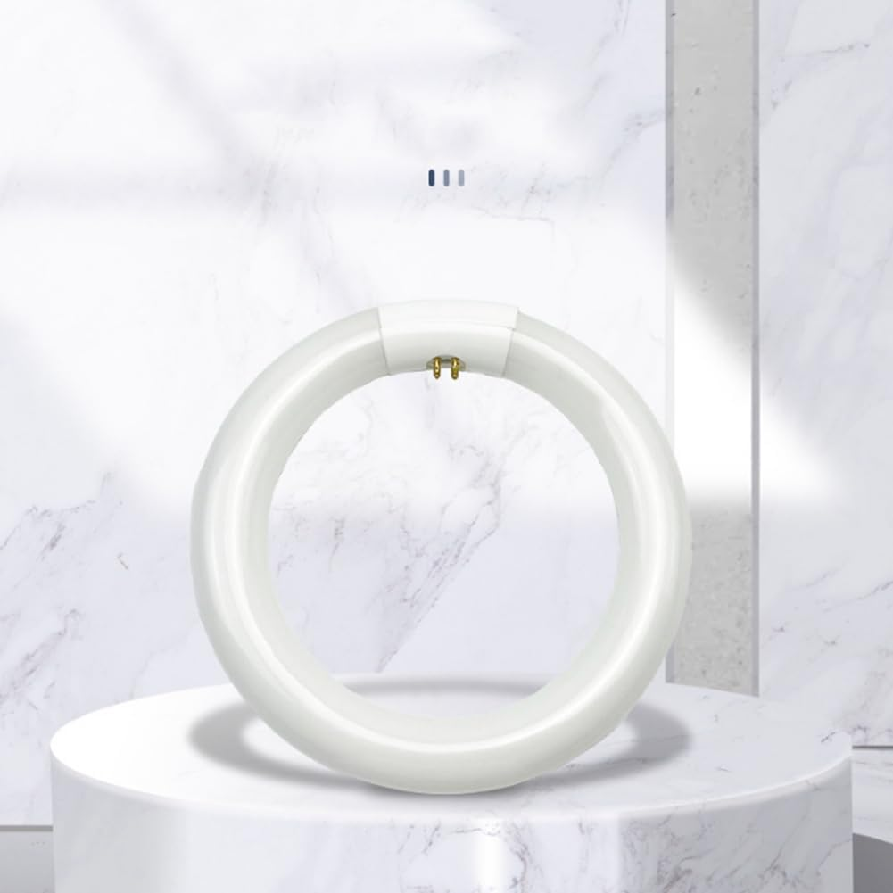 Xelea 2Pcs FC8T9/CW Circular Fluorescent Light Bulb,8Inch round T9 22W Circline Bulbs Replacement for Circle Ceiling Fixture image number 4