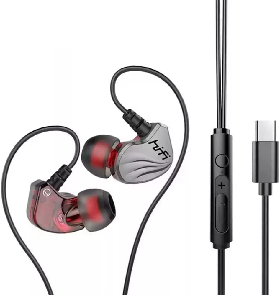 STEXX 6D Mobile Phone Universa Type C Earphone Headphone for Iphone Samsung USB Wired image number 5