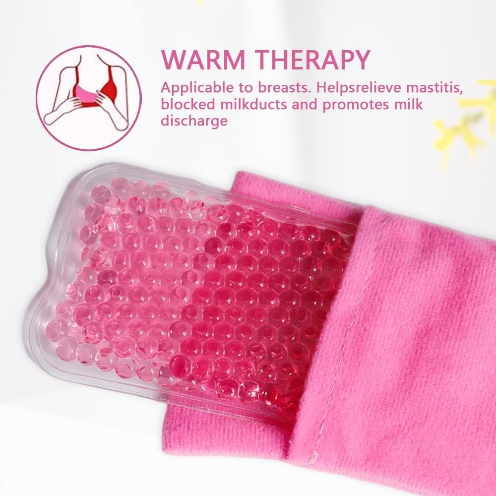 Perineal Cooling Pad, Reusable Perineal Cooling Pad for Postpartum & Hemorrhoid Pain Relief, Hot & Cold Packs for Women after Pregnancy and Delivery, 2 Ice Pack and 2 Cover(Pink) image number 1