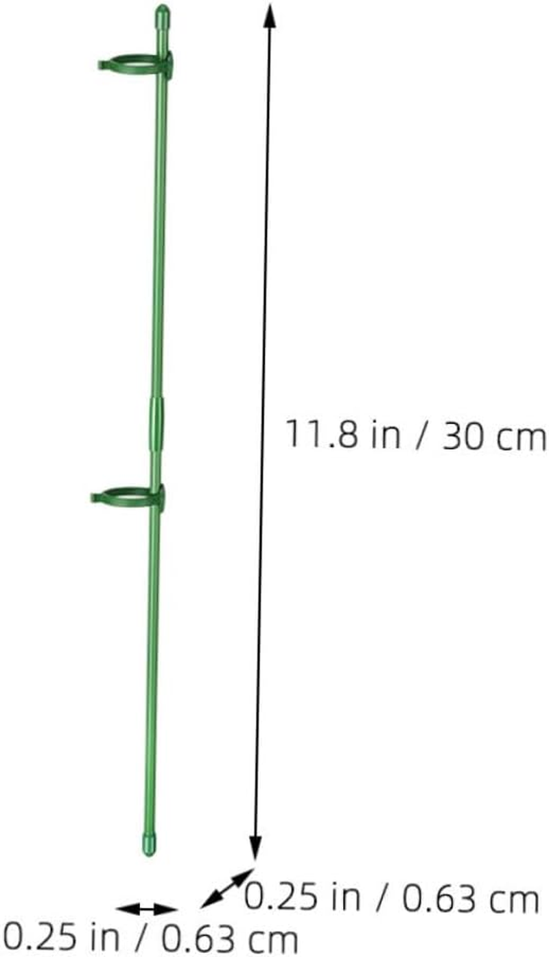 Plant Support Stakes for Flower Plants Adjustable Clamps and Connecting Tubes image number 5