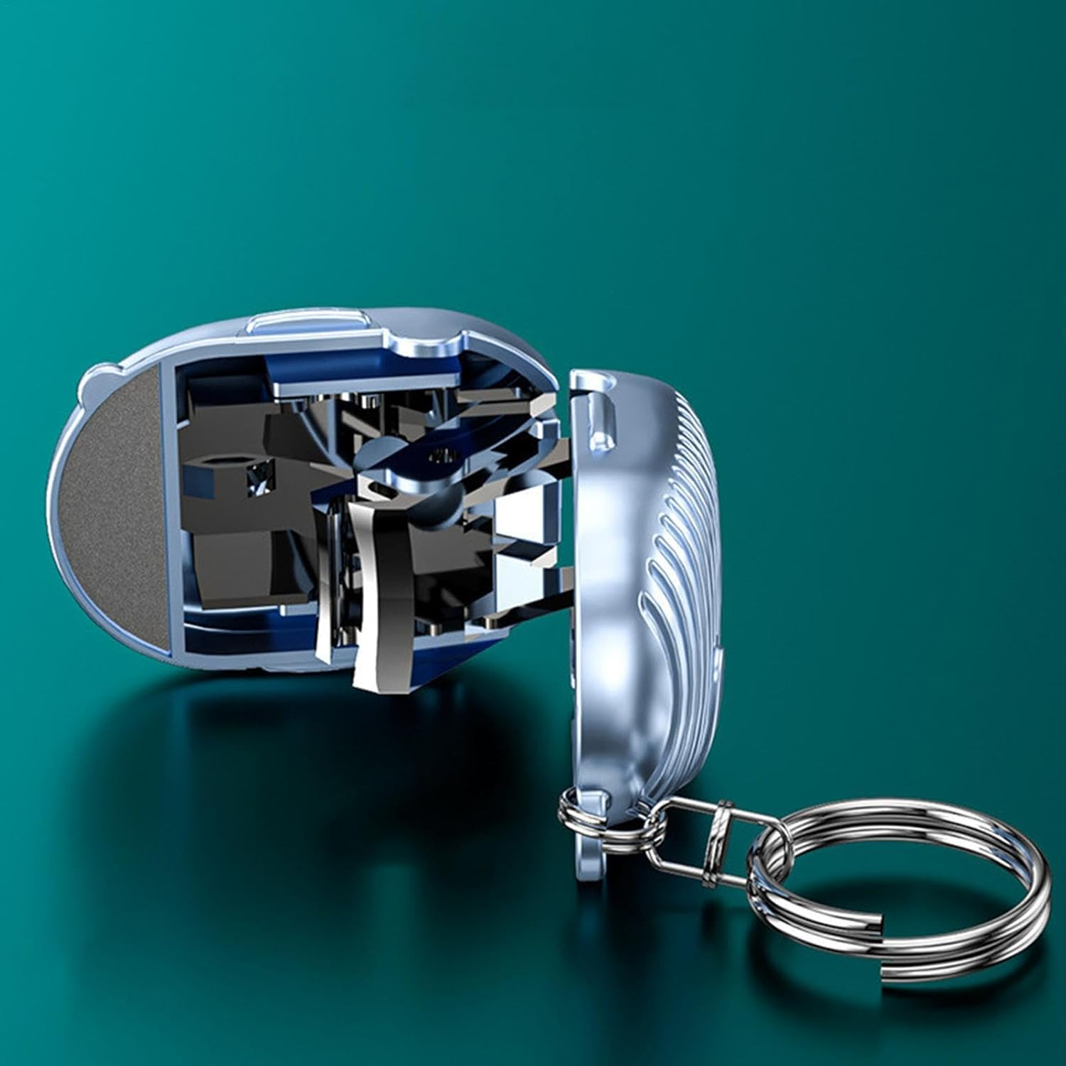 Furtryvl Small Nail Clippers,Cute Stainless Steel Nailclippers Purse Charm | Portable Finger Nail Clippers, Multifunctional Finger Nail Clippers for Traveling, Camping, Daily Use image number 2