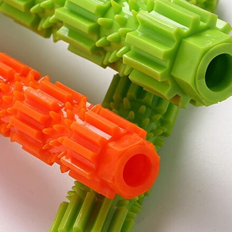 Dog Toy,Dog Chew Toy,Puppy Toy, Durable Chew-Resistant Rubber Stick for Aggressive Chewer, Teeth Cleaning and Slowing Feeding Toy for Dogs,An Exciting Gift for Your Pet(Green) image number 2