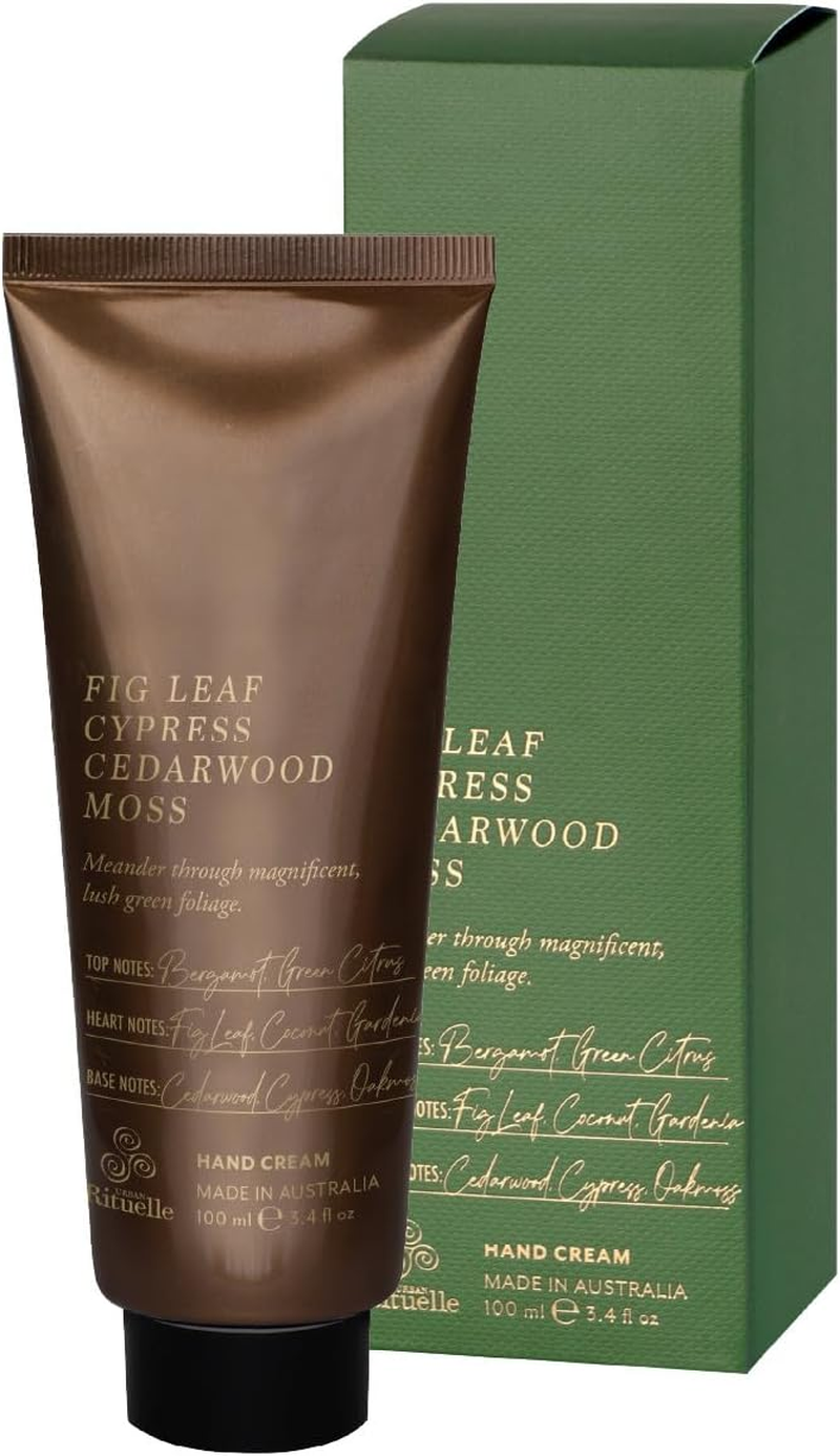 Urban Rituelle Apotheca Hand Cream, 100Ml - Fig Leaf, Cypress, Cedarwood & Moss, Nourishing, Fast-Absorbing & Botanical Moisturiser for Dry Hands, Earthy, Green & Refreshing Scented Skincare image number 4