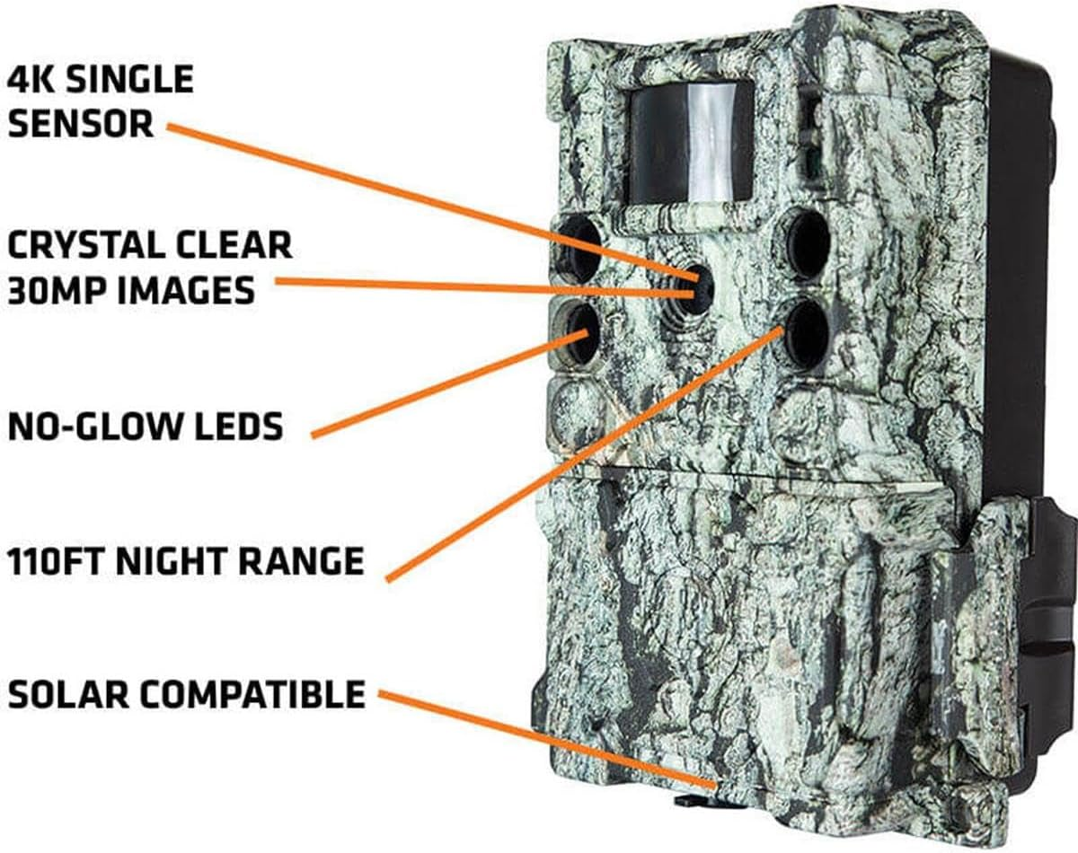 Bushnell Trail Camera CORE S-4K, No-Glow Game Camera with 4K Video and 1.5&rdquo; Color Viewscreen image number 1