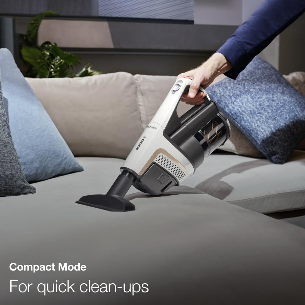 Miele Triflex HX2 Cordless Vacuum Cleaner with Patented 3-In-1 Design and HEPA Filter, Powerful Stick Vacuum, Multi Floor XXL Electrobrush, Lotus White image number 4