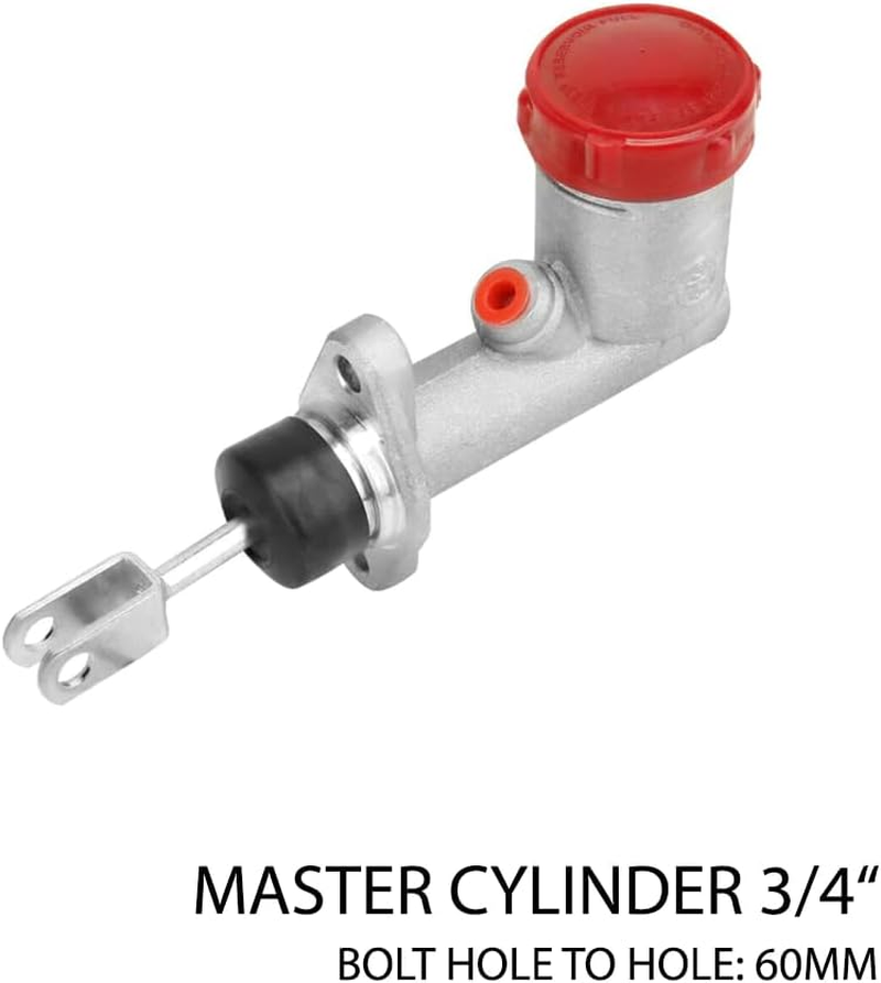 Trailer Hydraulic Master Cylinder Coupling Hitch Fluid Pump Brake Bracket 3/4"