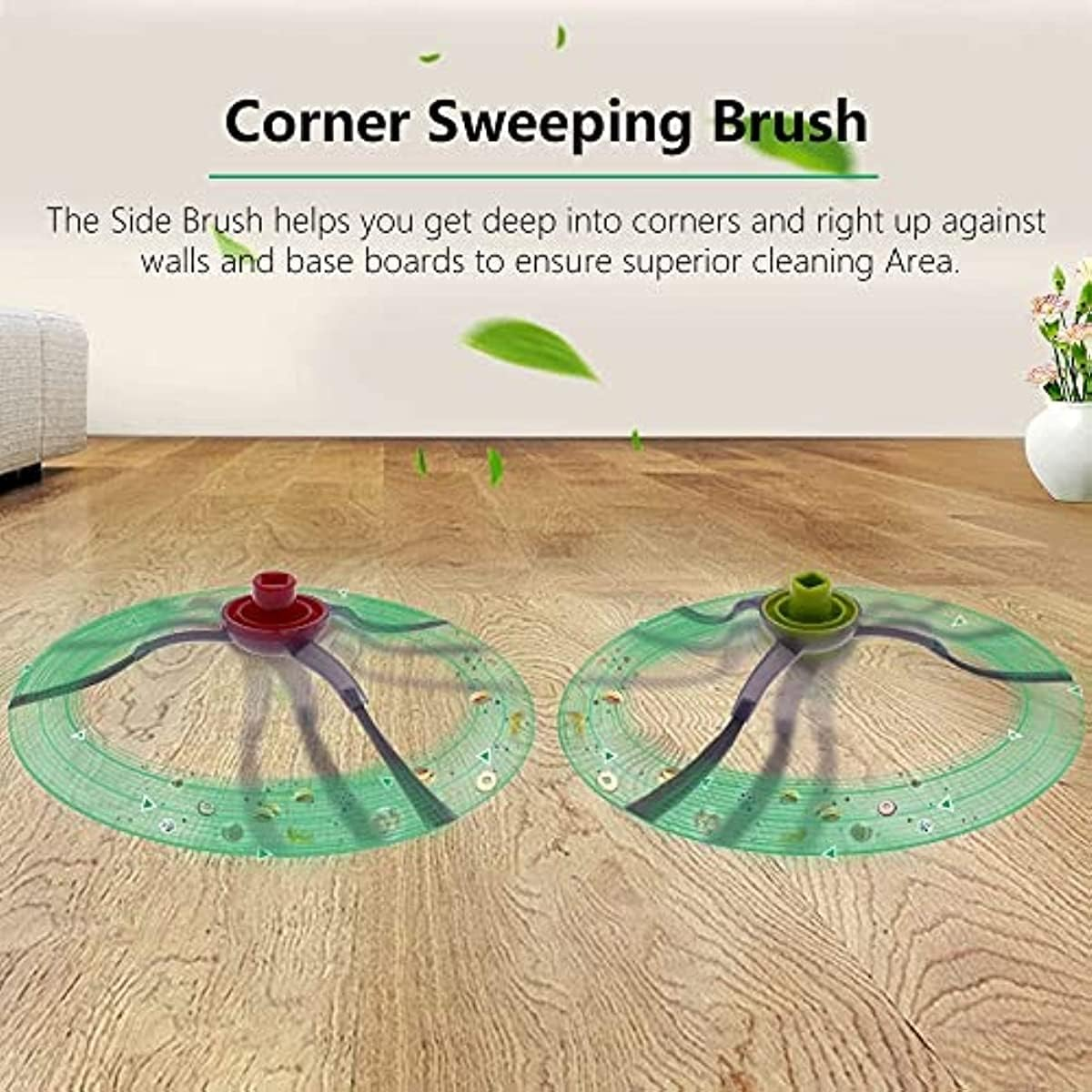 40PCS Replacement Accessories Vacuum Cleaner Parts Compatible with Ecovacs T8,T9, T9 Max- Roller Brush, Hepa Filter, Side Brush, Fragrance Capsules, Dust Bags, Mop Cloths, Robotic Cleaners Kit image number 5