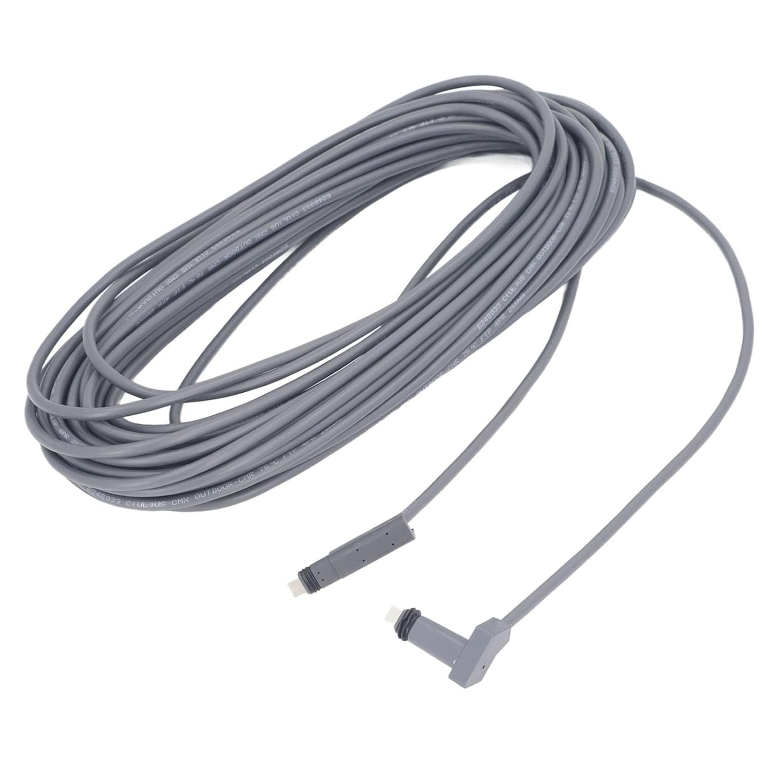 For Rectangular Satellite Replacement Cable, 30Ft Cable Cord Wire for Rectangular V2, Rubber and Red Copper, Construction, Cable Extension, Grey image number 3