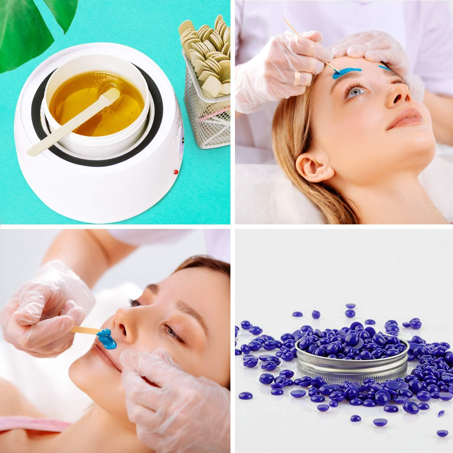 Mibly 200 Pcs Wooden Wax Sticks - Eyebrow, Lip, Nose Small Waxing Applicator Sticks for Hair Removal and Smooth Skin - Spa and Home Usage image number 5