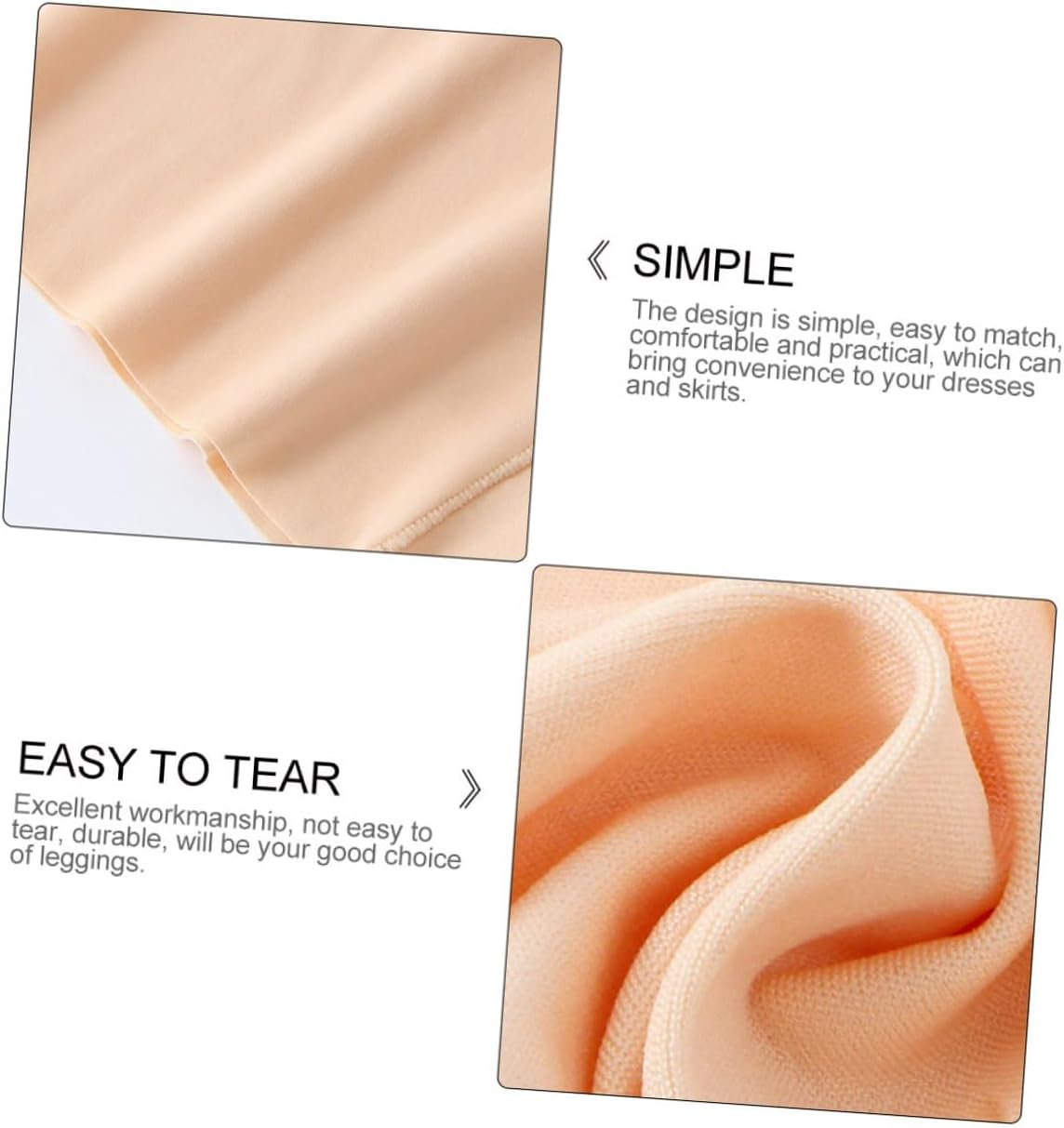 Healeved High Waist Seamless Safety Pants Women Underskirt Shorts Tummy Control Slimming Short Leggings Skin Tone L Large Breathable Lightweight for Daily Wear Khaki