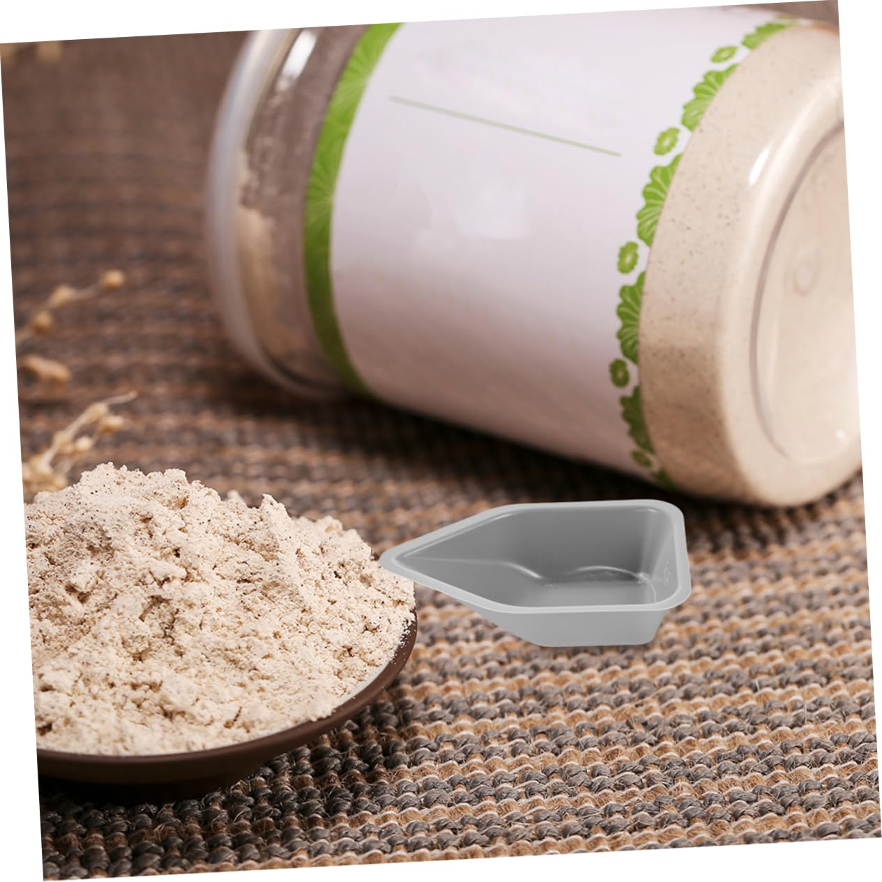 SOLUSTRE 10Pcs Plastic Weighing Dish Weighing Trays Food Scale Laboratory Weigh Boat Small Plastic Tray for Powder Epoxy Crafts image number 3