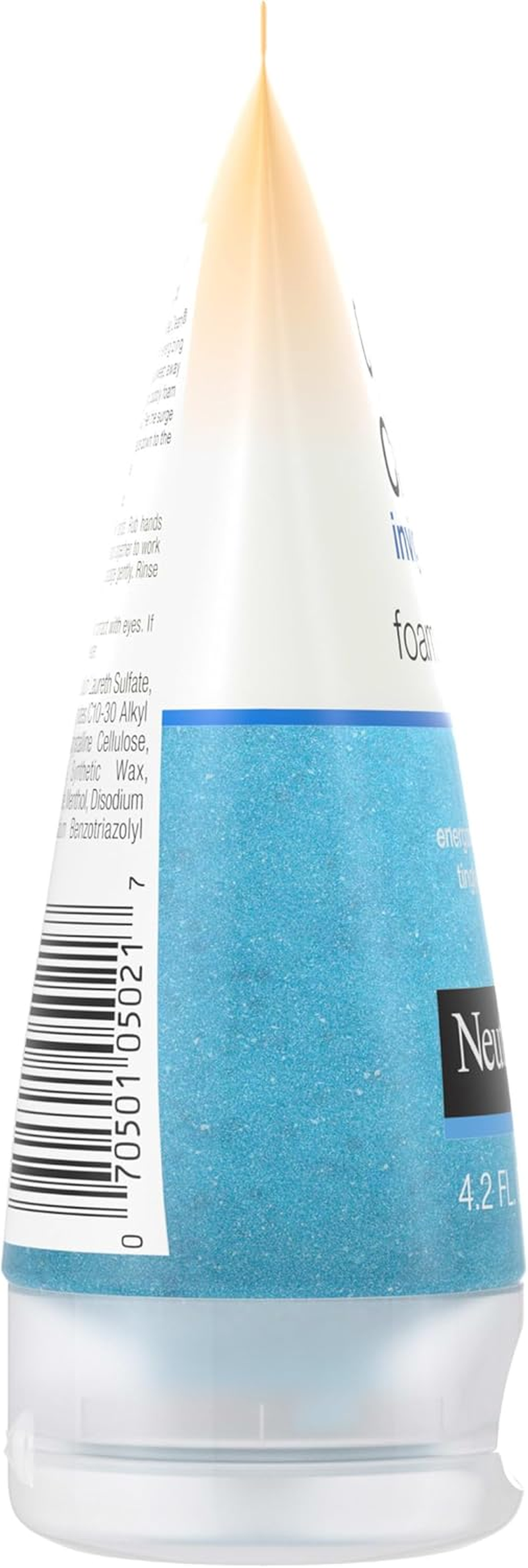 Neutrogena Deep Clean Invigorating Foaming Face Scrub 125Ml|Sweeps Away Dead Skin|Removes Surface Dirt, Oil & Make-Up|Leaves Skin Feeling Refreshed and Energised image number 5