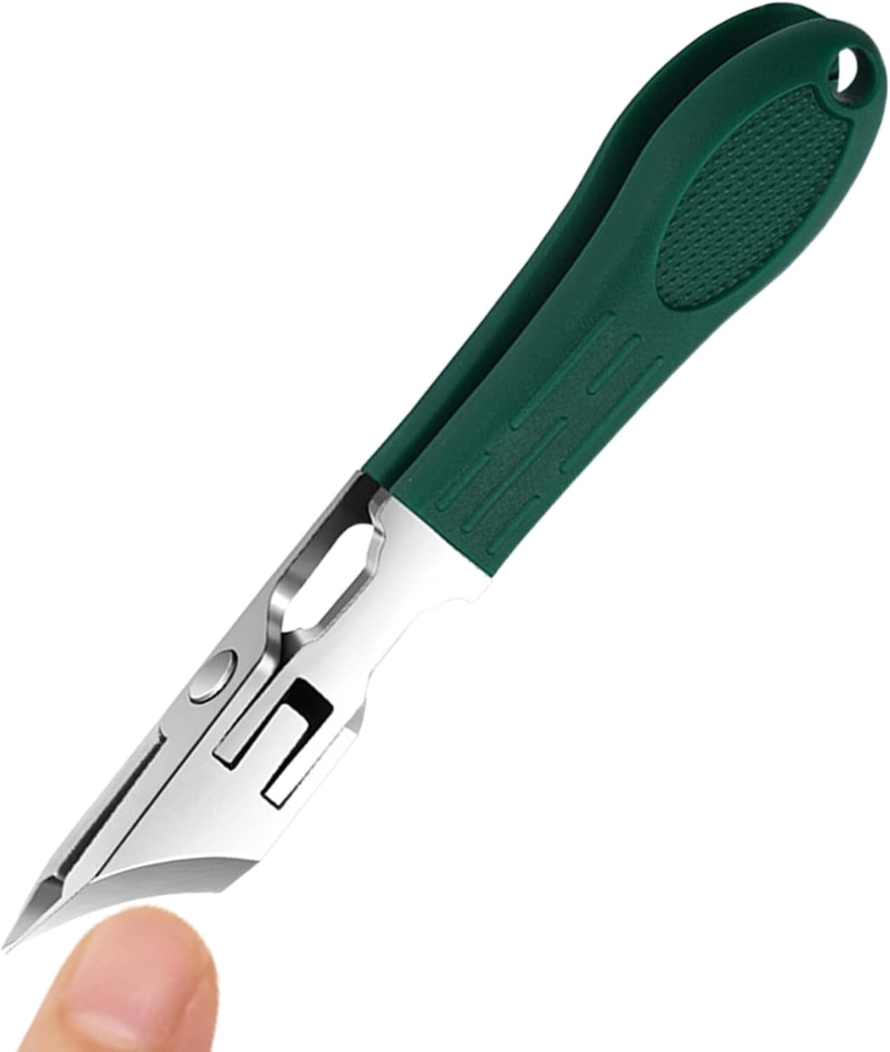 Angled Nail Clippers | Nail Cutting Clippers,Wide Jaw Anti-Splash Stainless Steel Cuticle Remover, Pedicure Tools for Trimming
