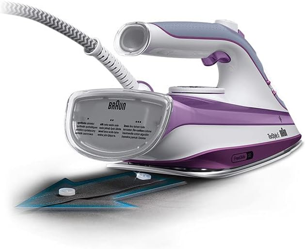 Braun Household Freestyle 5 Steam Iron SI5034VI, with Freeglide 3D Technology, Eco Mode, Ergonomic Open Handle, Violet image number 1