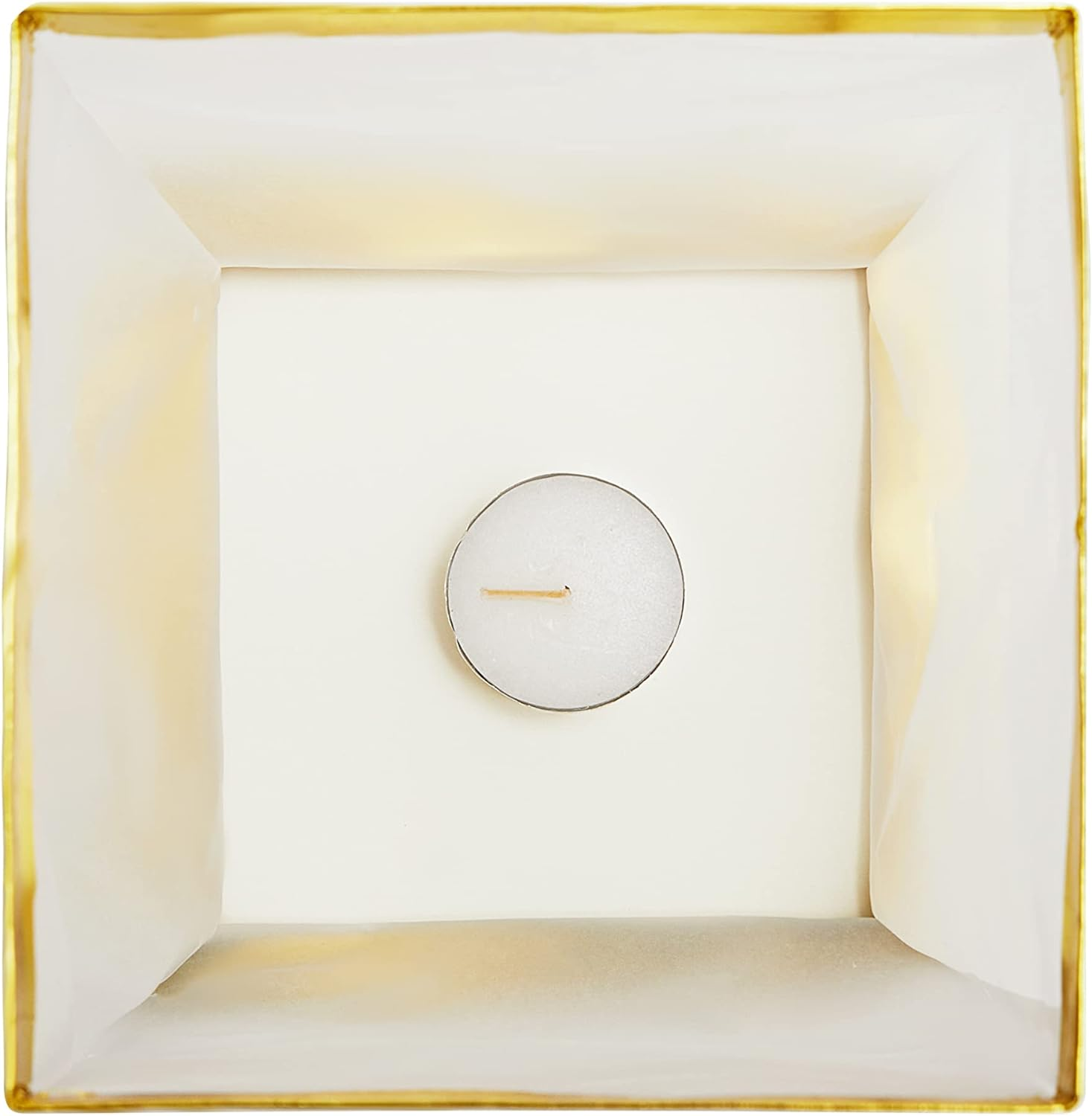 FUELYE 20Pack 5.9" Inch Square Floating Candles Lantern Set,Outdoor Decoration Waterproof Floating Lanterns for the Pool,River,Memorials,Wedding,Bar and Parties image number 4