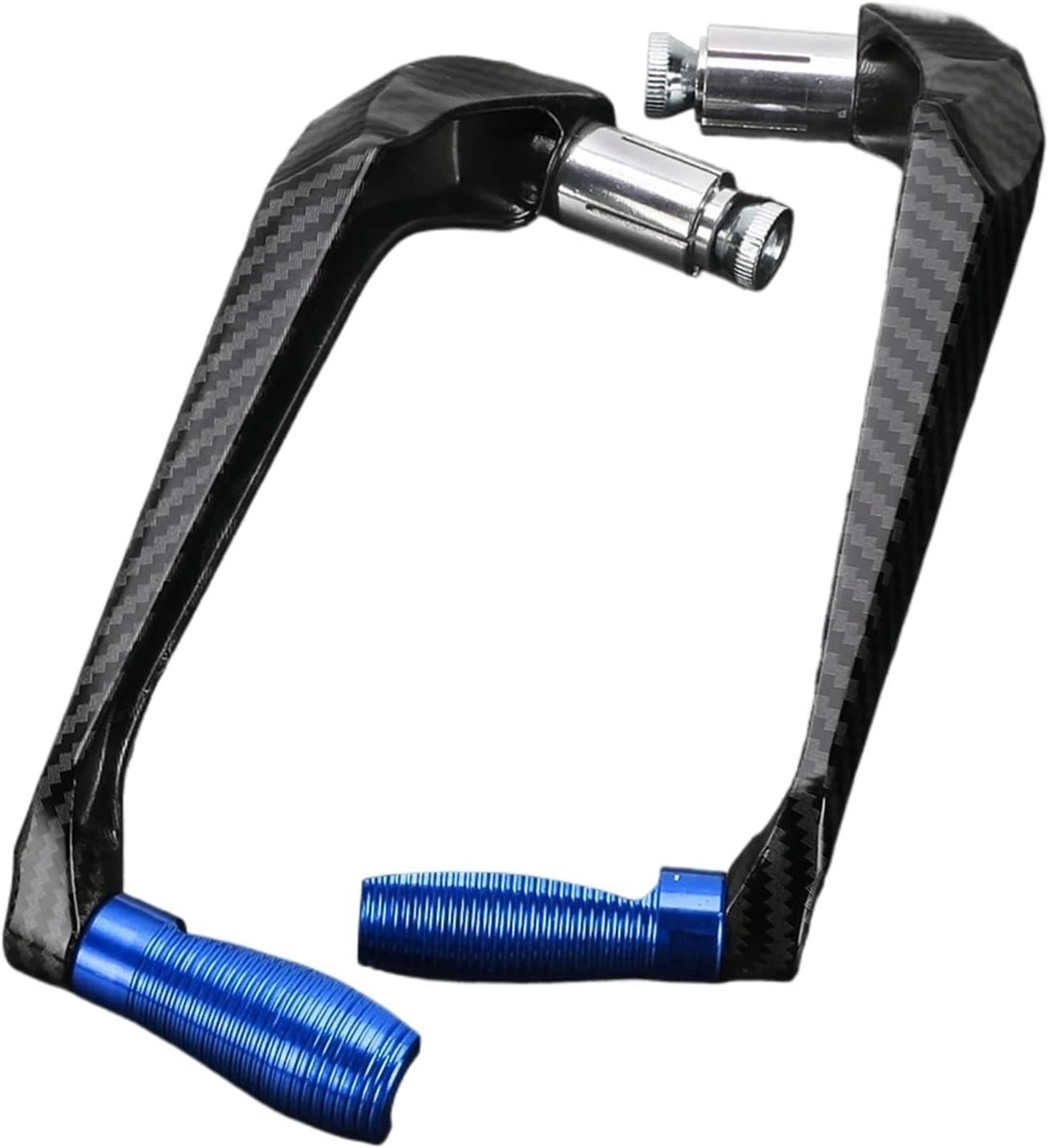 Jininshengxindianzi Motorcycle Handlebar Grip Guard Brake Clutch Lever Protector Compatible with Yamaha YZF R6 R1 R3 R15 V3 R125 R25 R7 2022 2021 2020 2024 2023(Black Lever Guard) image number 2