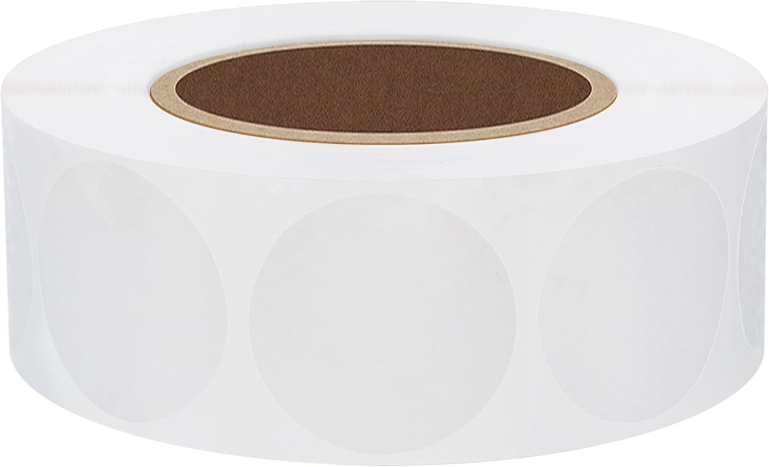 Hybsk Clear round Stickers 1000Pcs Circle Clear Sticker Retail Package Seals 1 Inch Transparent Circle Stickers Labels