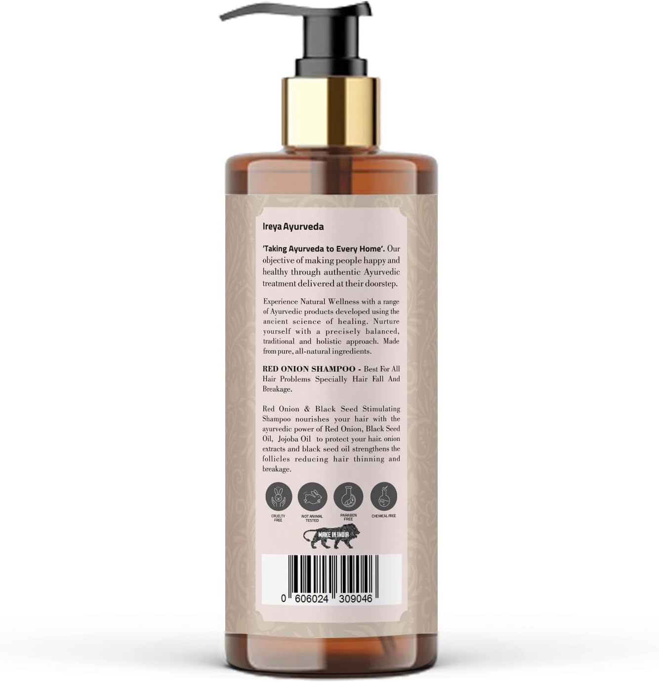 Onion Shampoo for Hair 200Ml (6.76Oz) Red Onion Shampoo for Hair Growth & Smooth Hair | Red Onion with Black Seed Oil, Black Onion Extract & Jojoba Oil. image number 5