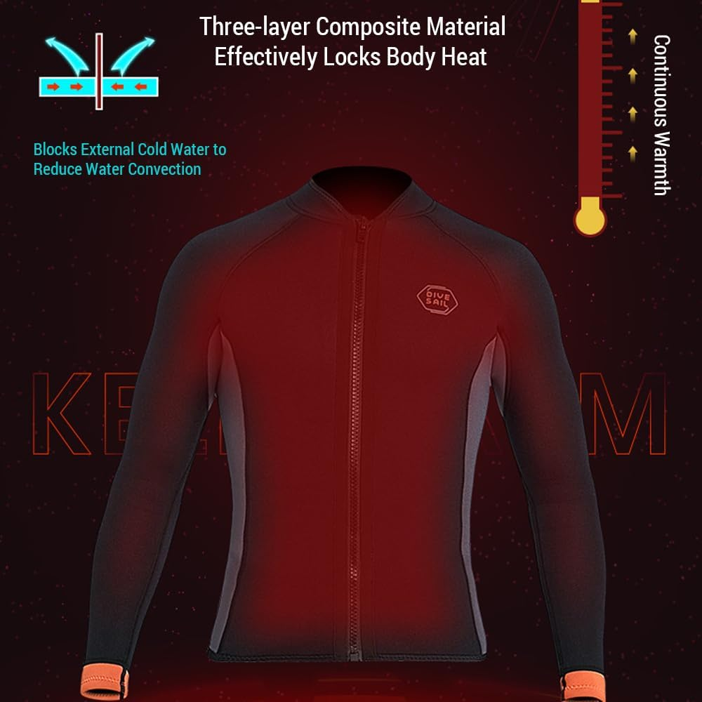 Wetsuit, 3Mm Neoprene Wetsuit Pants Men Surfing Pants Keep Warm Diving Pants for Swimming Surfing Diving image number 4