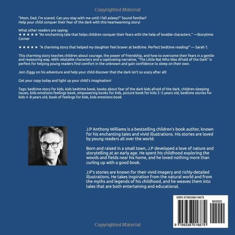 The Little Bat Who Was Afraid of the Dark: Overcoming the Fear of the Dark for Kids Ages 3-10 (Children'S Sleep Issues): 5 image number 1