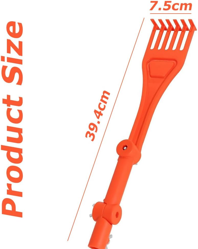 Small Gutter Rake with Durable Material, Portable Gutter Cleaning Tools, Mutifunction Cleaning Rake, Suitable for Garden Leaves Ditch Villas Townhouses and Hard-To-Reach Areas (No Pole ﻿ image number 3