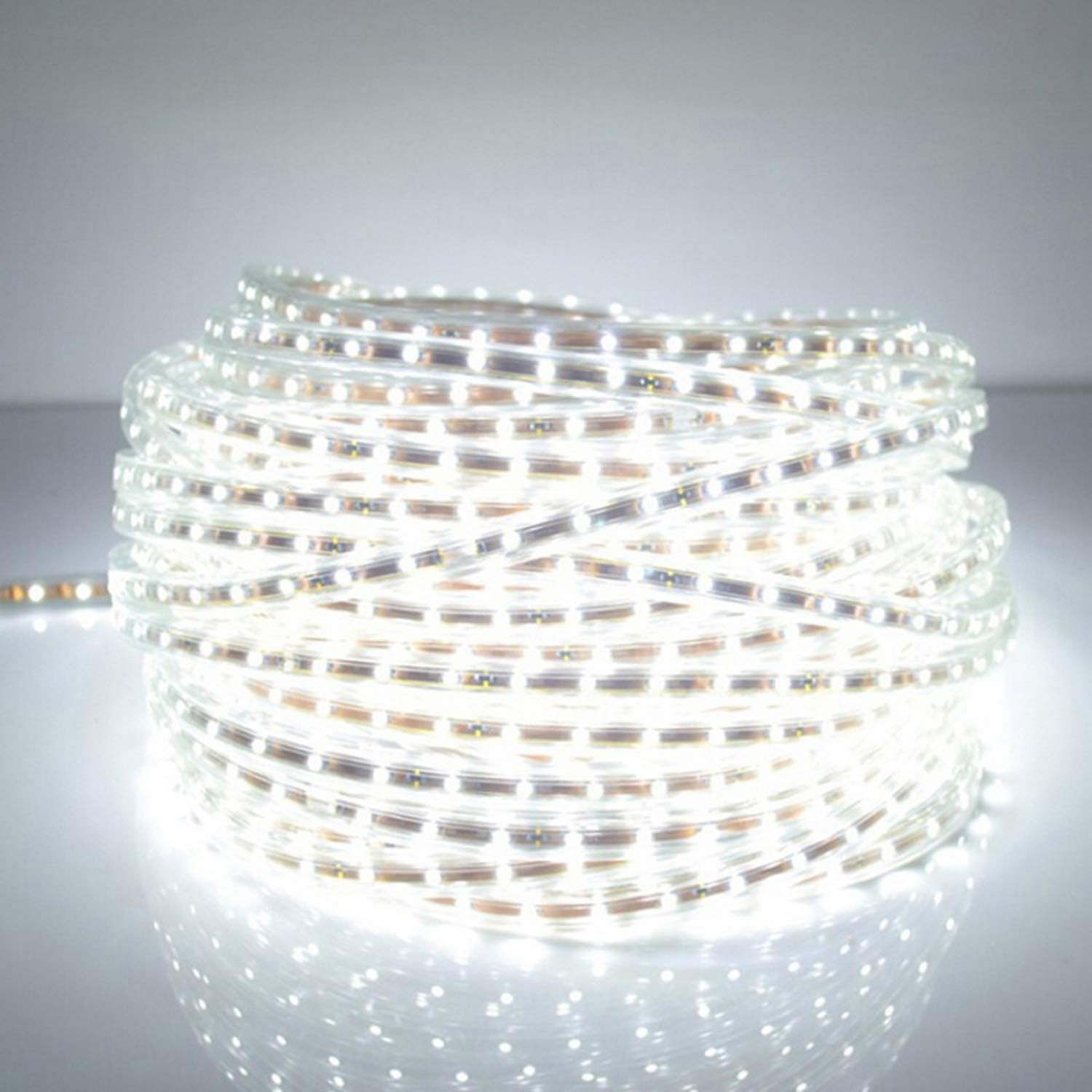 FOLGEMIR 8 M Cold White LED Strip, 220 V 230 V Light Strip, 60 Leds/M Strip, IP65 Light Tube, Mild Backlight image number 3