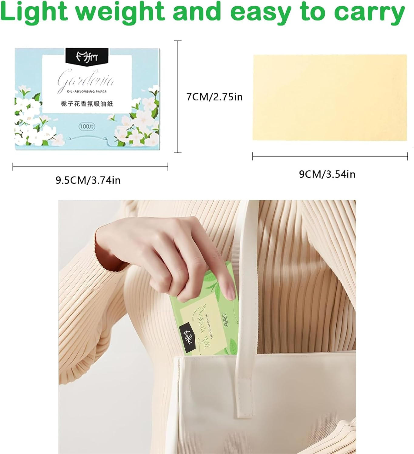 700Pcs Oil Absorbing Facial Sheets,Oil Blotting Paper Sheets Blotting Paper Oily Skin Portable Blotting Papers for Face & Nose, Blotting Sheets for Oily Skin to Instantly Absorb & Remove Excess Oil image number 5