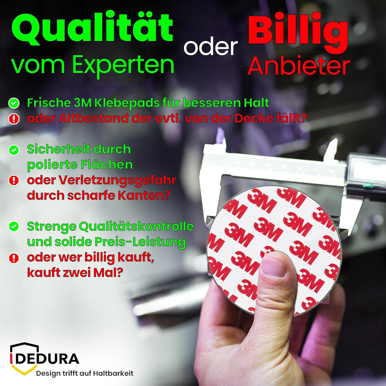 Smoke Detector Magnetic Holder Set of 8 with Extra Strong Adhesive Pads - No Drilling or Screws - Magnetic Holder Suitable for All Standard Smoke Detectors and Fire Alarms - Self-Adhesive Attachment image number 1