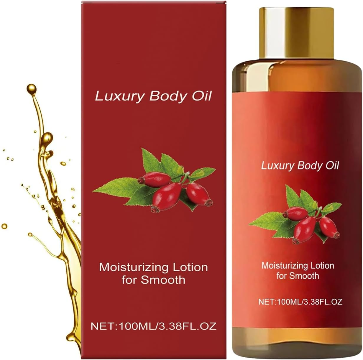 Luxury Body Firming Oil, Skin Tightening & Hydrating for Arms Thighs & Abdomen, after Shower Massage Oils, Gua Sha Body Oil, Moisturiser for Silky Smooth Skin, Gentle Formulated (3PCS)