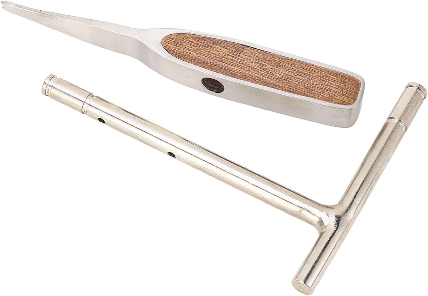 Manual Wire Clamp Tool for Machinist Carpenter, High Hardness Stainless Steel Wooden Multifunctional Hose Tensioner for Repairing Air and Garden Hoses, Kitchen Pipes image number 6