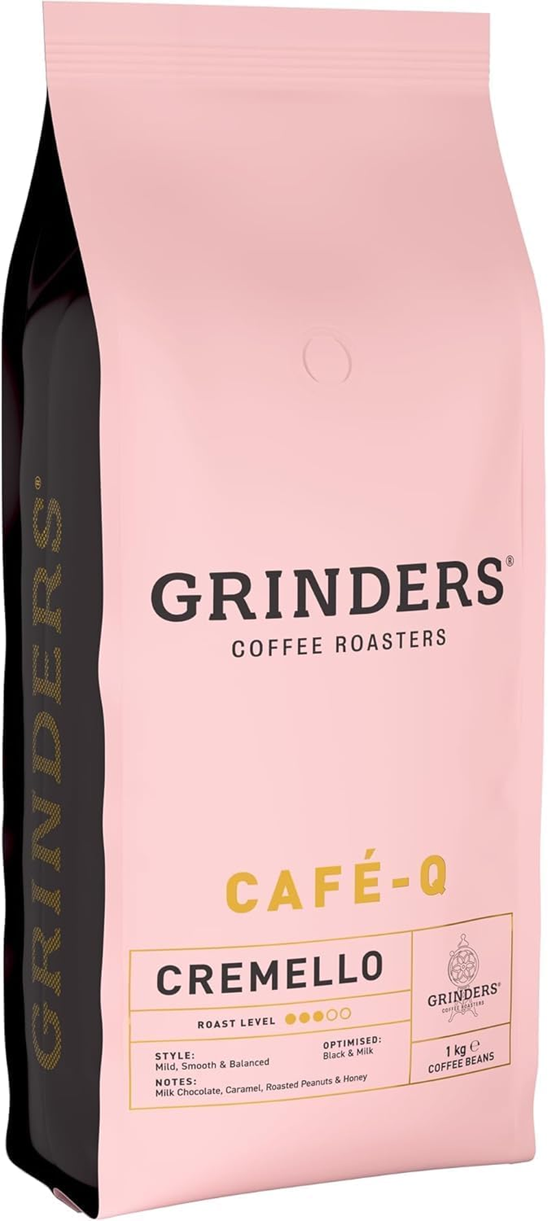 Grinders Caf&eacute;-Q Cremello Coffee Beans, 1Kg image number 1