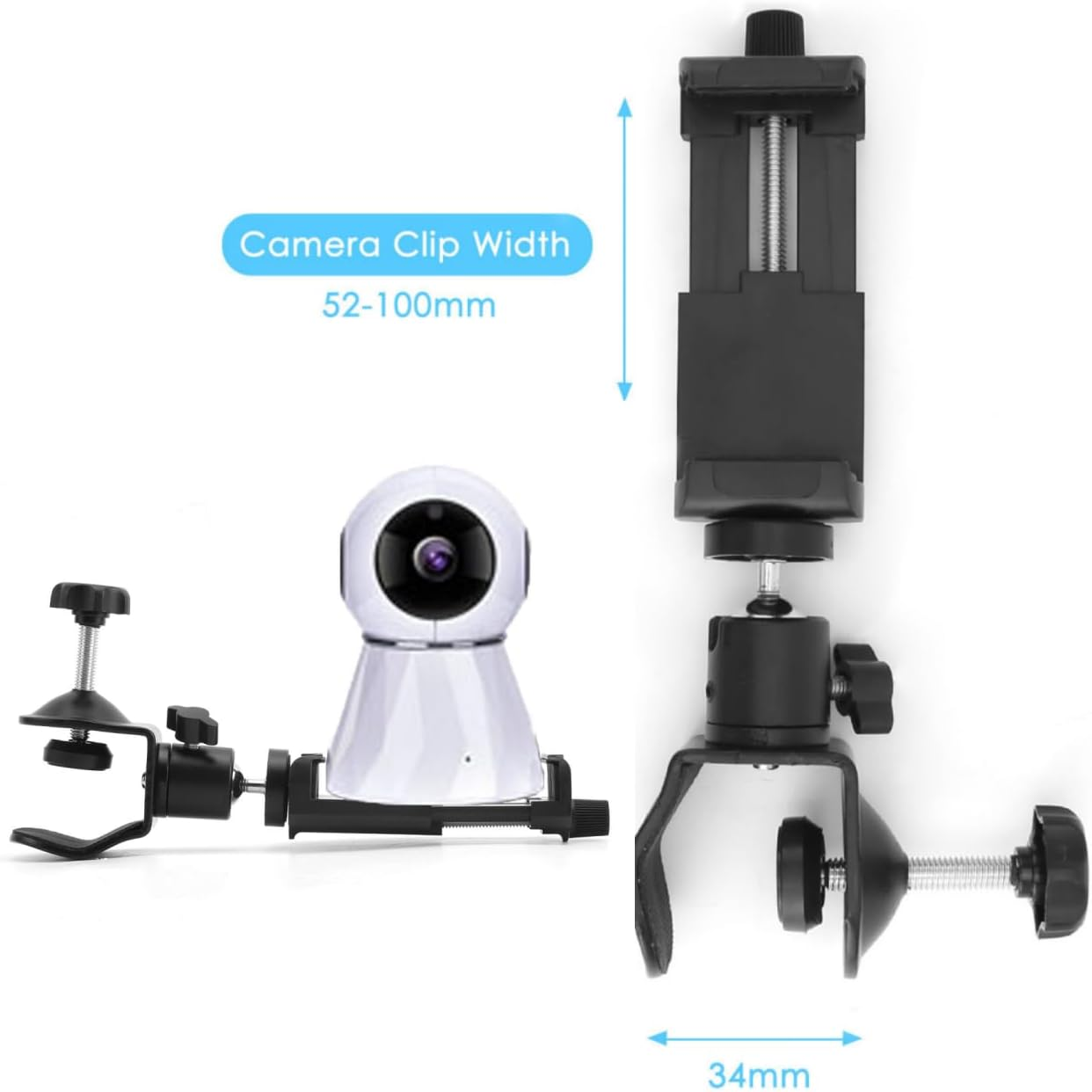 Baby Camera Monitor Mount Universal Baby Camera Mount 360 Degree Rotating Stable Camera Holder Baby Monitor Camera Mount Stabiliser Suitable for Most Babies image number 5