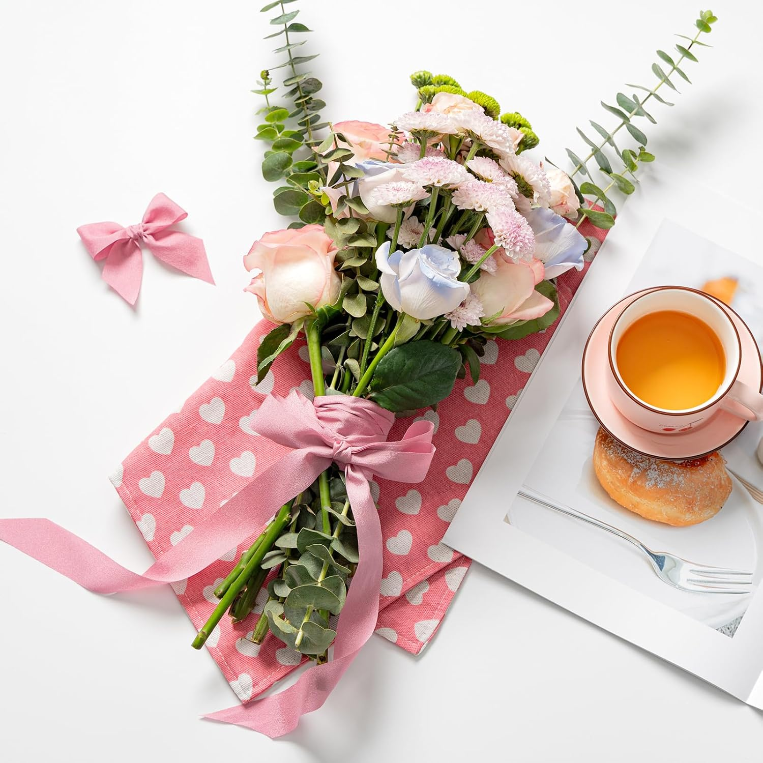 Ivory Ribbon Ribbon for Gift Wrapping Ribbon for Flower Bouquet Silk Gift Ribbon Beige Ribbon