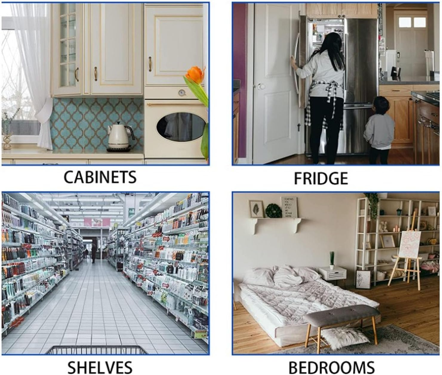 Food Pouch Hanger, Baby Food Pouch Holder with Nanogel, Food Pouch Organizer for Fridge, Kitchen Storeroom, Cabinet, Peel and Stick Storage for Yogurt, Applesauce, Baby Food image number 4