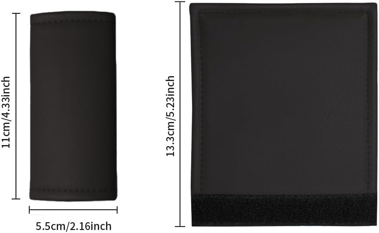 4PCS Car Grab Handle Cover, Universal Car Interior Door Handle Protector Door Pull Handle Protector Car Inner Accessories for SUV Truck image number 2