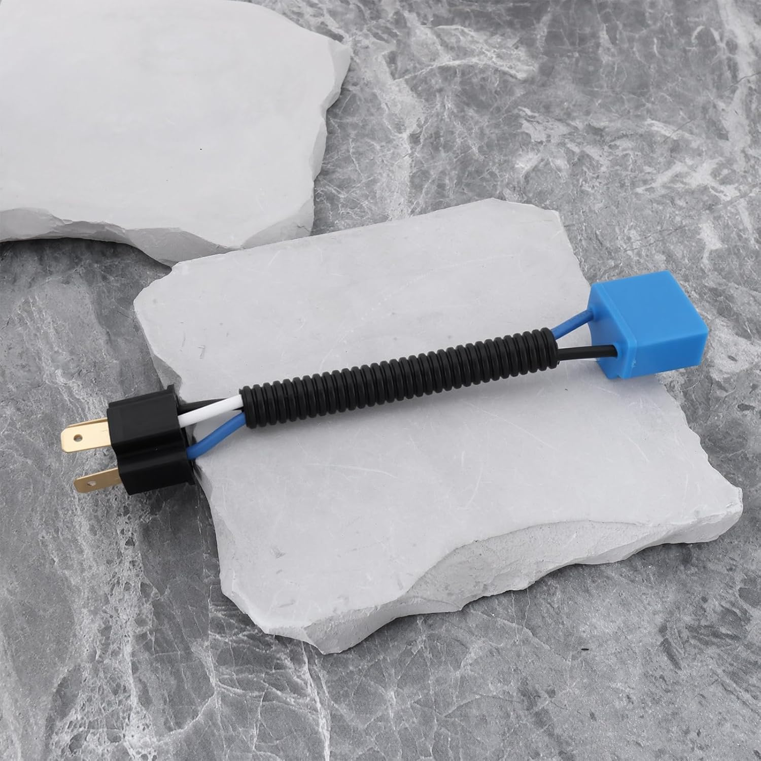 VGOL 2Pcs H4 Male to Female Ceramic Headlight Extended Connector Adapter Wiring Cable Harness image number 1