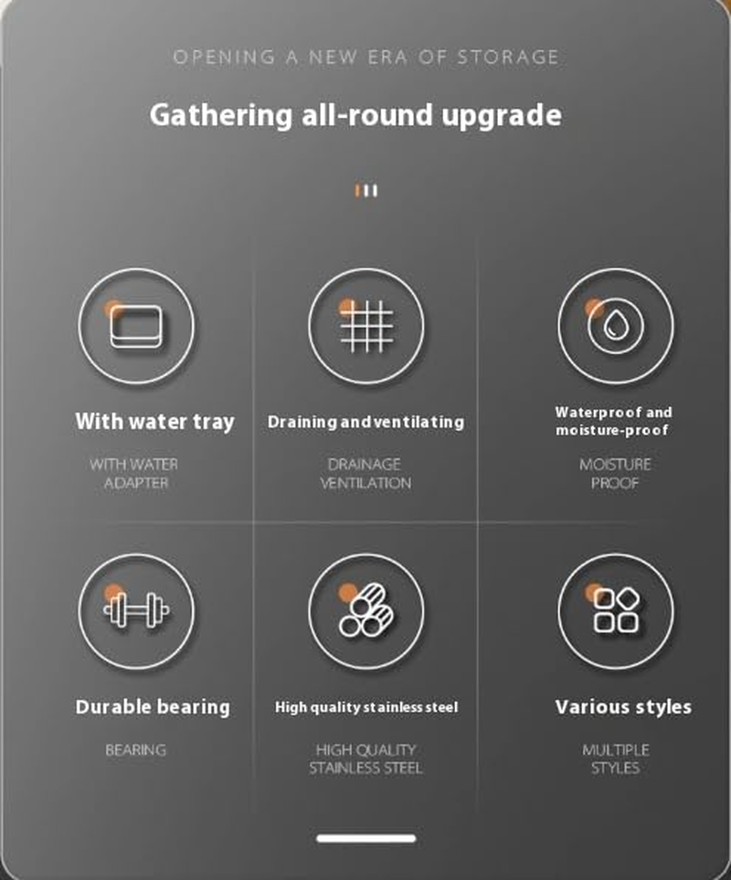 Kitchen Sink Caddy Organiser - Multifunctional Stainless Steel Rack with Self - Draining Tray, Ideal for Sponge, Dish Soap, Scrubber Brush & Dishcloth Storage, Tidy up Your Kitchen Space image number 2
