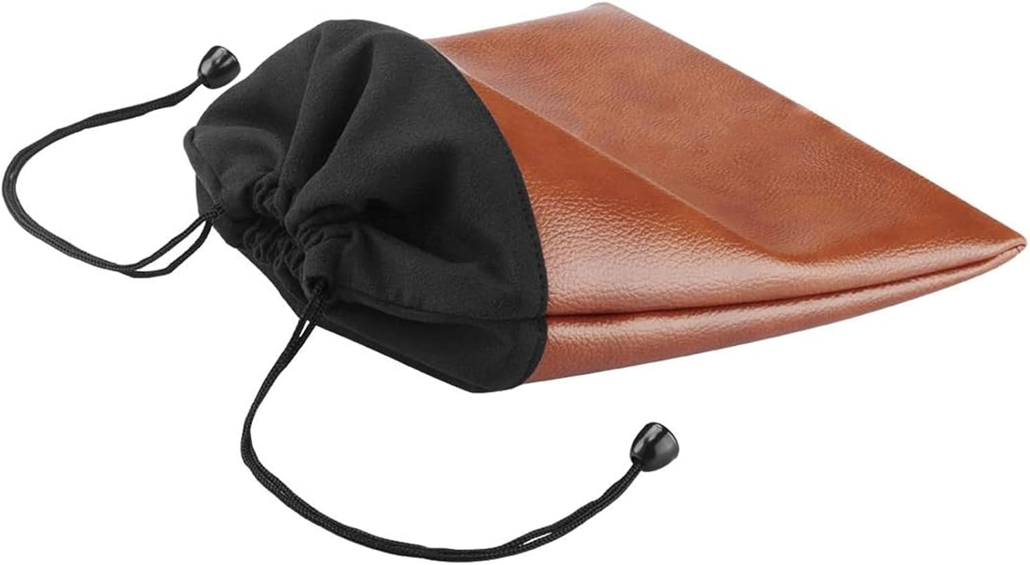 Geekria Headphones PU Carrying Bag, Universal Headphone Protection Pouch/Portable Travel Bag, Compatible with Bose QC35/25/15, Beoplay H9I/8/6/4/2, AKG Y500, Y50BT (Brown) - Brown image number 5