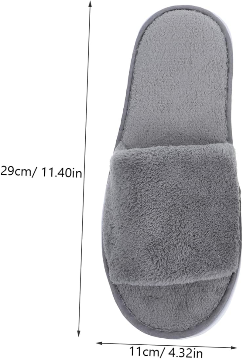 PACKOVE Disposible Spa Slippers Hotel Slippers for Guests Travel Shoes Non-Slip Disposable for Home image number 2