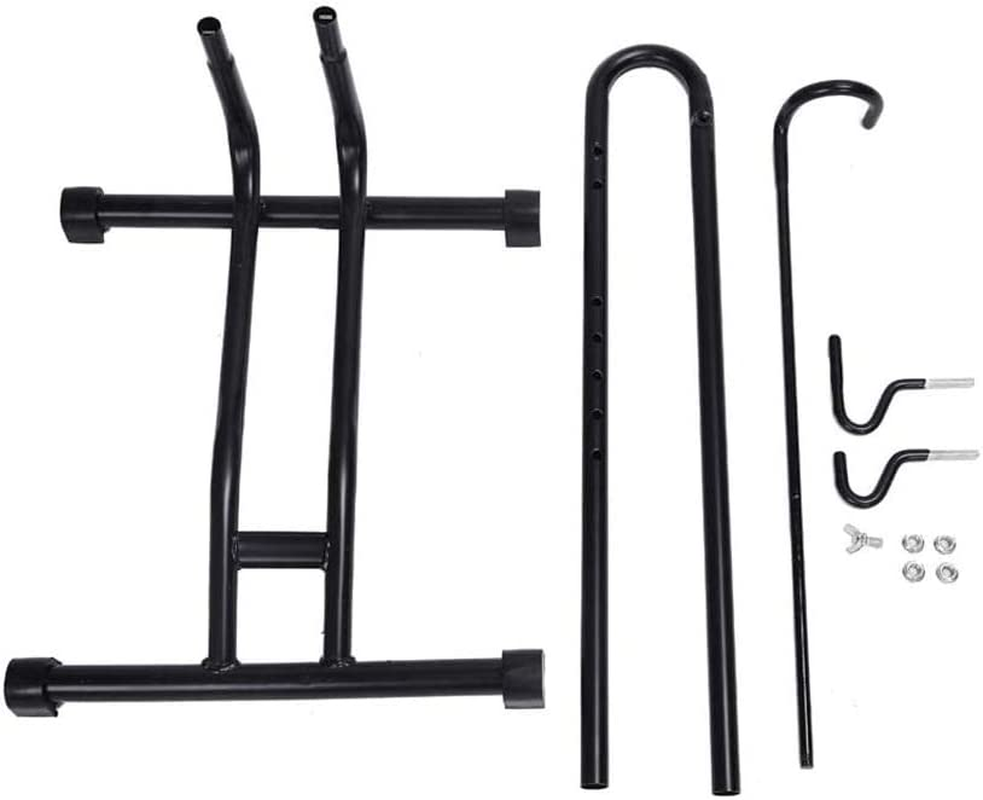 Horizontal and Vertical Bike Rack Floor Packing Stand, Solid Steel Construction, Non-Slip Feet, Space Saving Design for Living Room, Bedroom, Garage, Size-Xl image number 4