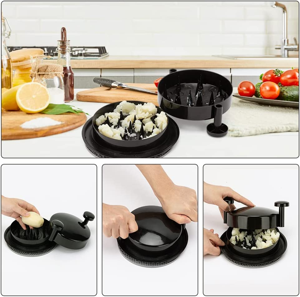 BOMEON Chicken Shredder Shred Machine Meat Shredding Tool with Handles and Non-Skid Base Mat Suitable for Pulled Pork Red Beef Alternative to Bear Claws 1Pc 8Inch Black image number 5