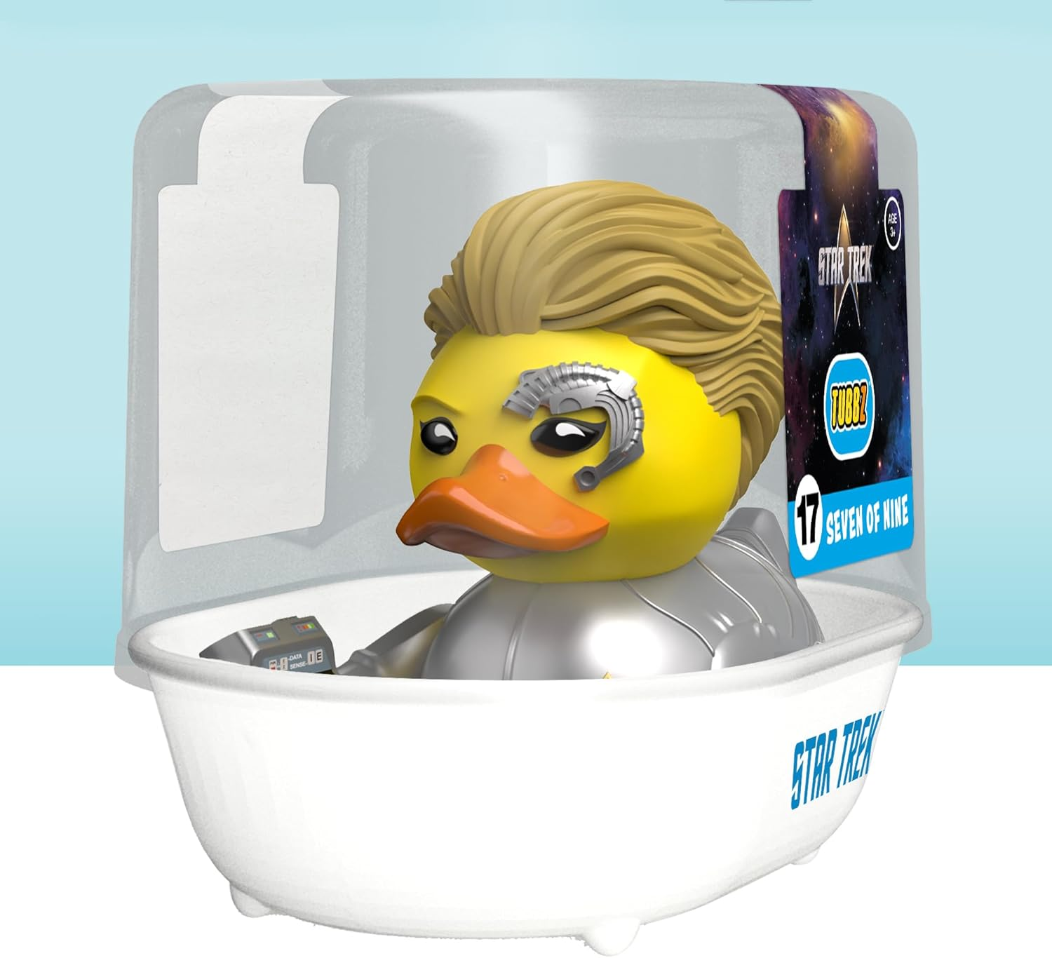 TUBBZ First Edition Seven of Nine Collectible Vinyl Rubber Duck Figure - Official Star Trek Merchandise - Sci-Fi TV, Movies & Video Games image number 2