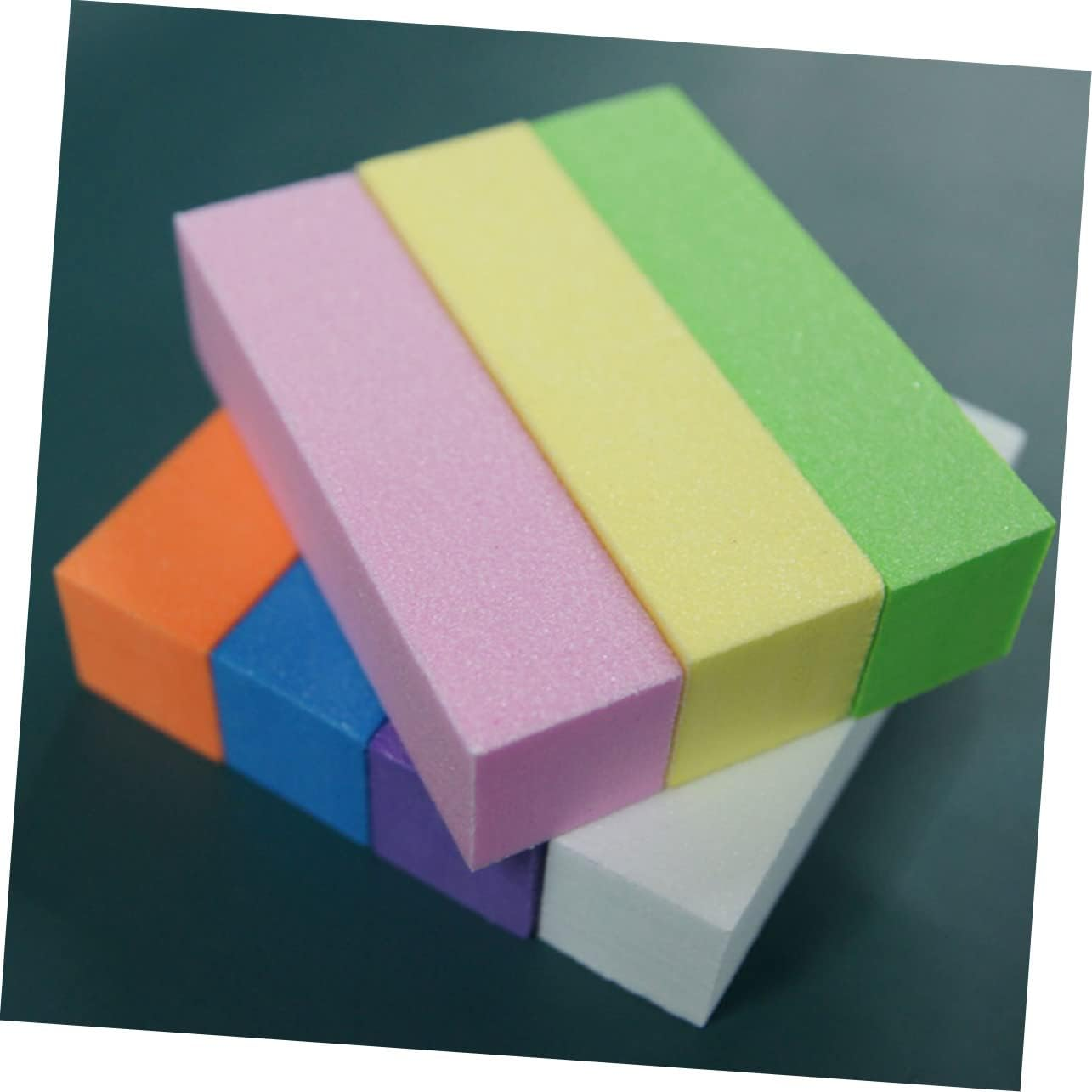 HONITANO 12Pcs Manicure Kit Nail Buffer Block Fine Grit Shiner for Pedicure Manicure image number 5