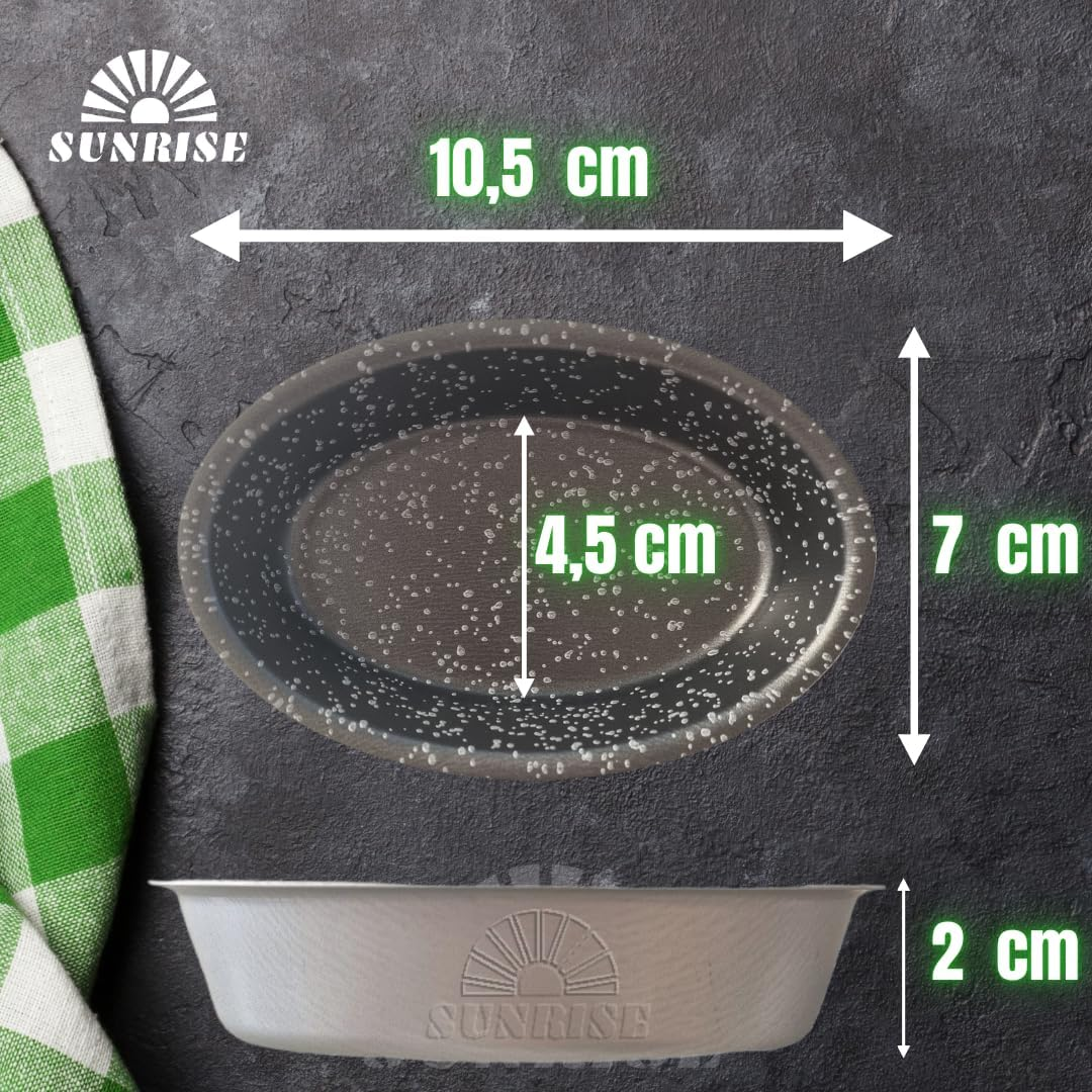 Leccesi Pasticciotto Leccese Pasticciotto Leccese Aluminium Baking Mould with Non-Stick Coating in Stone Look 100% Made in Italy Size 10.5 X 7 Cm (9) image number 3