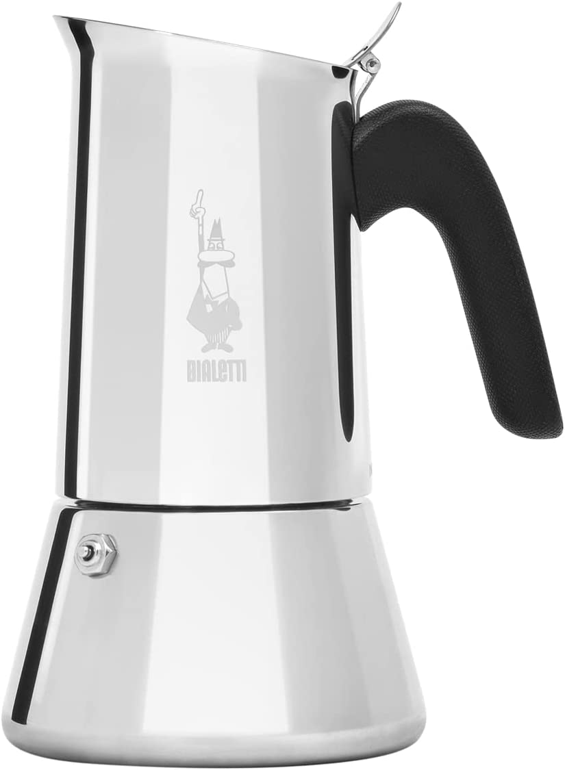 Bialetti Stainless Steel New Venus Coffee Maker, 10 Cups Capacity, Silver image number 3